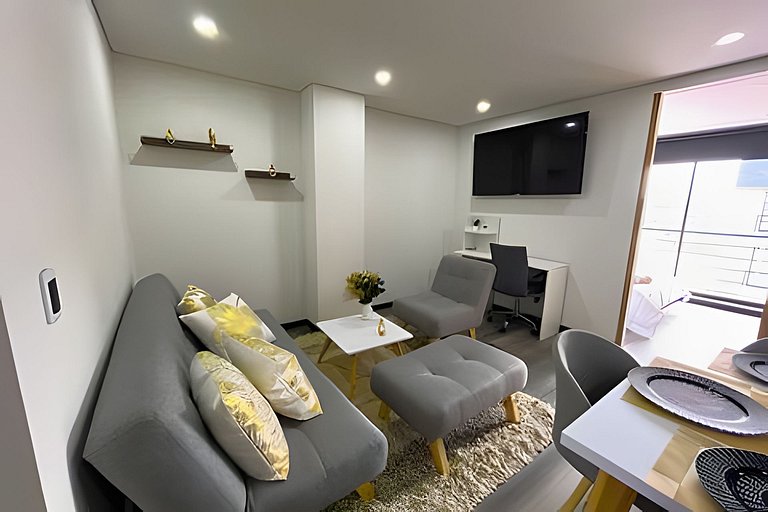 Urban Luxury apartaestudio 501 Cajicá WIFI