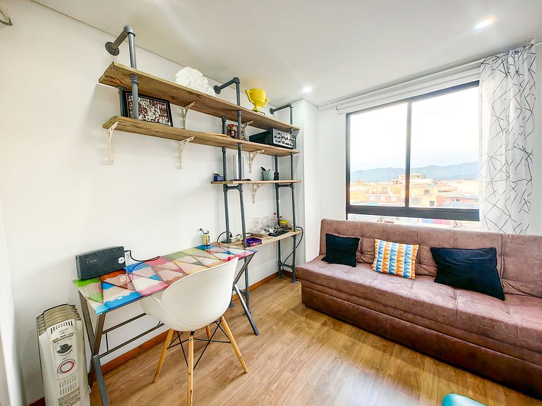 Urban apartaestudio 404 Cajicá nice Wifi 510MB