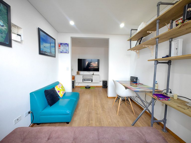 Urban apartaestudio 404 Cajicá nice Wifi 510MB